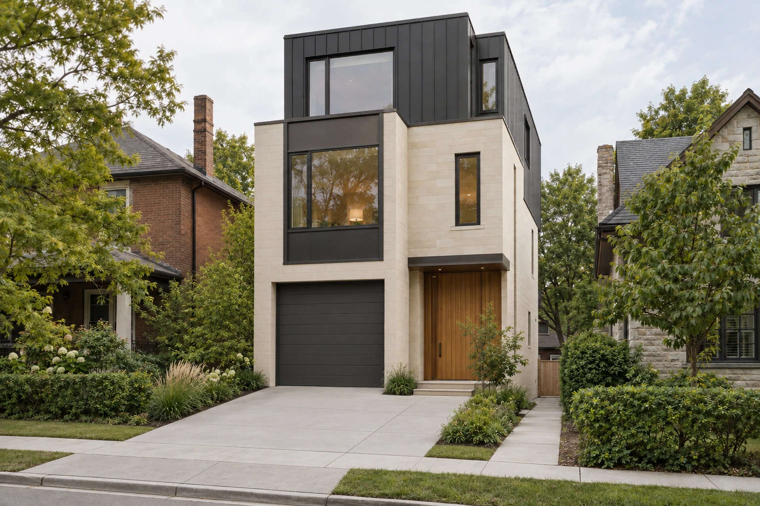 A modern exterior