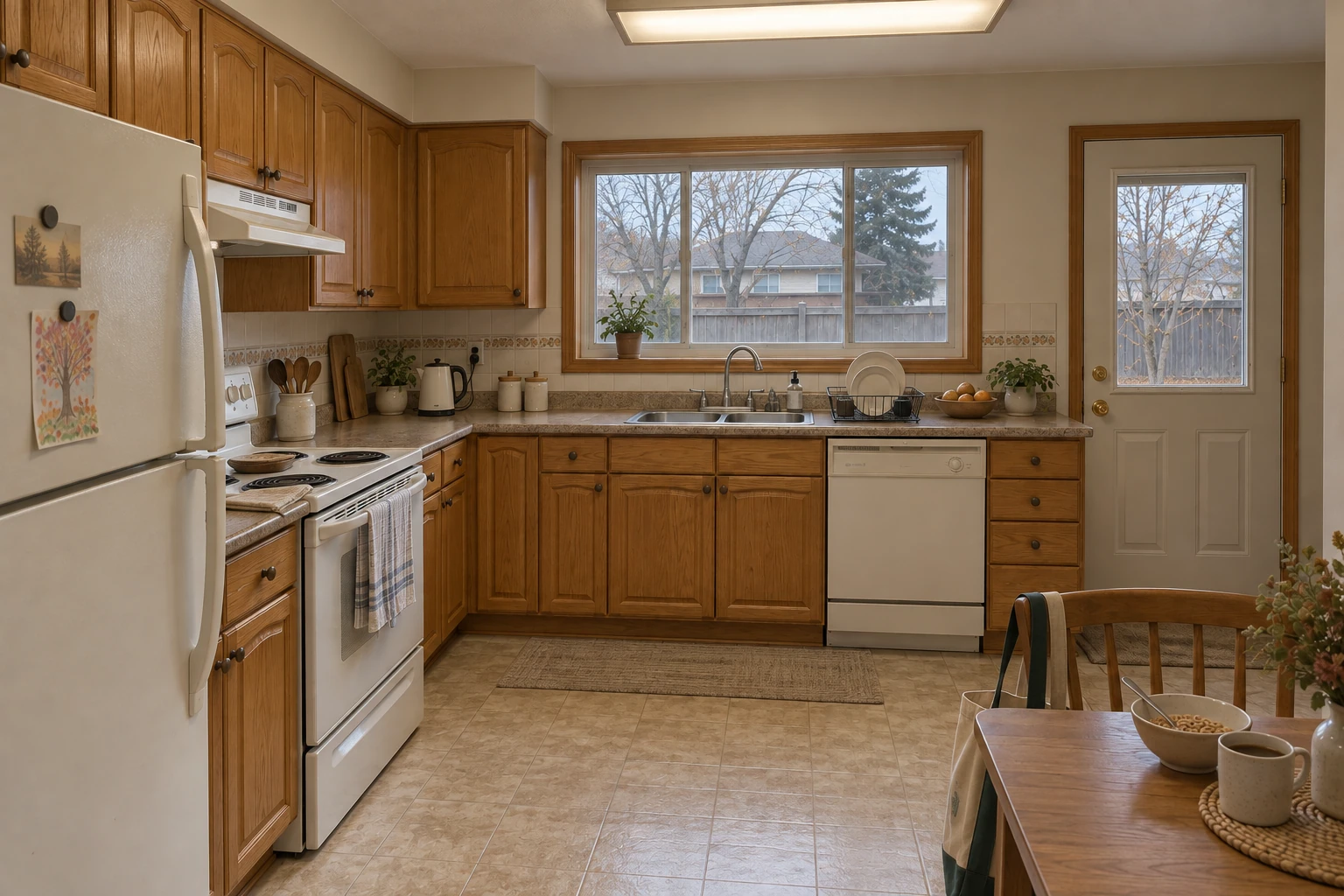 Kitchen — before